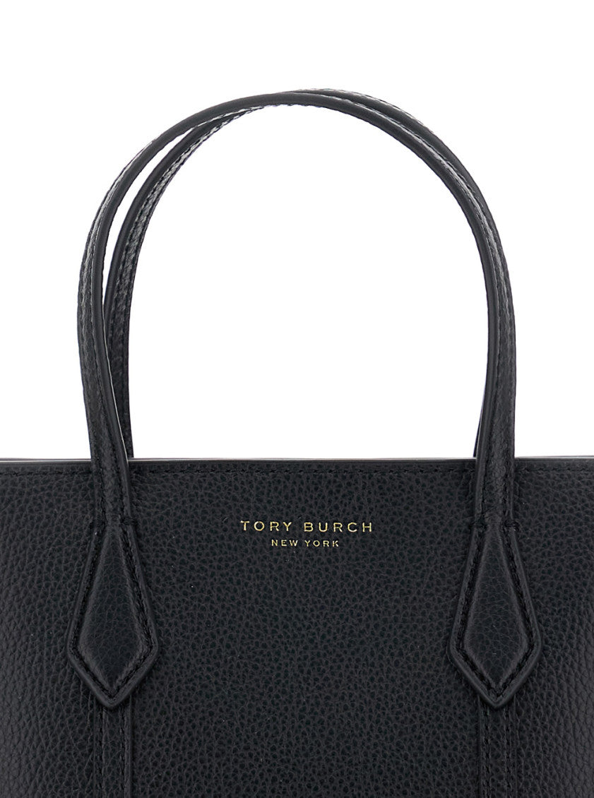 Black Perry Top Zip Mini Tote 3