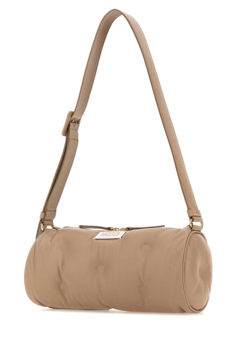 Antiqued Pink Leather Glam Slam Shoulder Bag 2