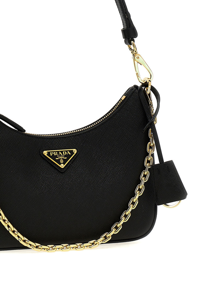 Black 'Prada Re-Edition' mini handbag 3