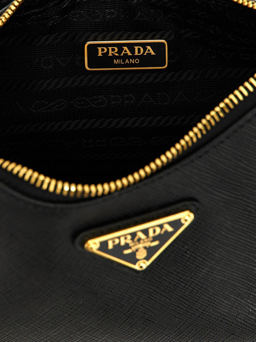 Black 'Prada Re-Edition' mini handbag 4