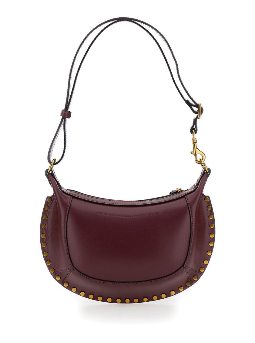 Maroon Oskan Moon Shoulder Bag 2