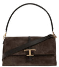 Brown T Timeless Large Shoulder Bag 1