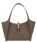 Taupe T Timeless Large Tote 1