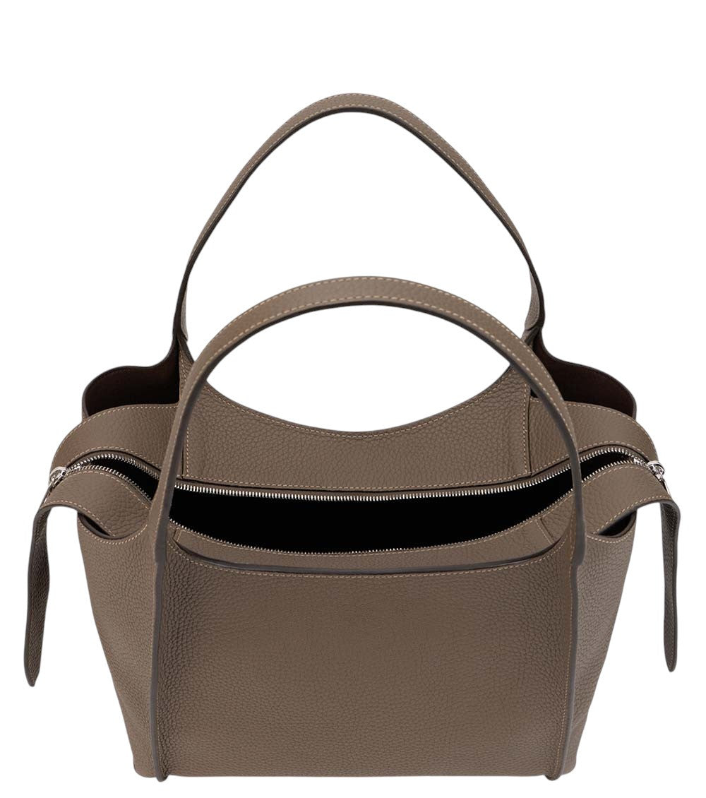 Taupe T Timeless Large Tote 4