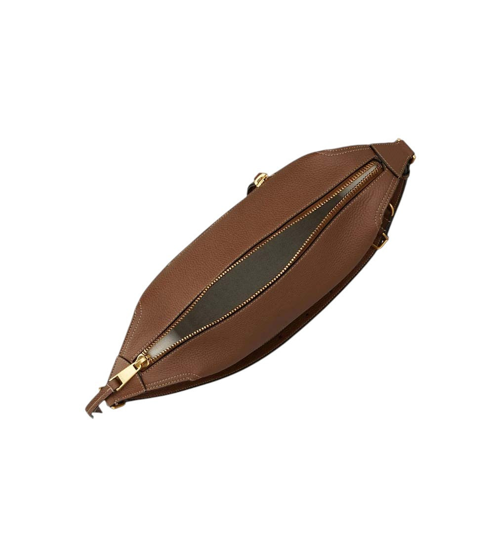 Brown Metal Dots Mini Shoulder Bag 4
