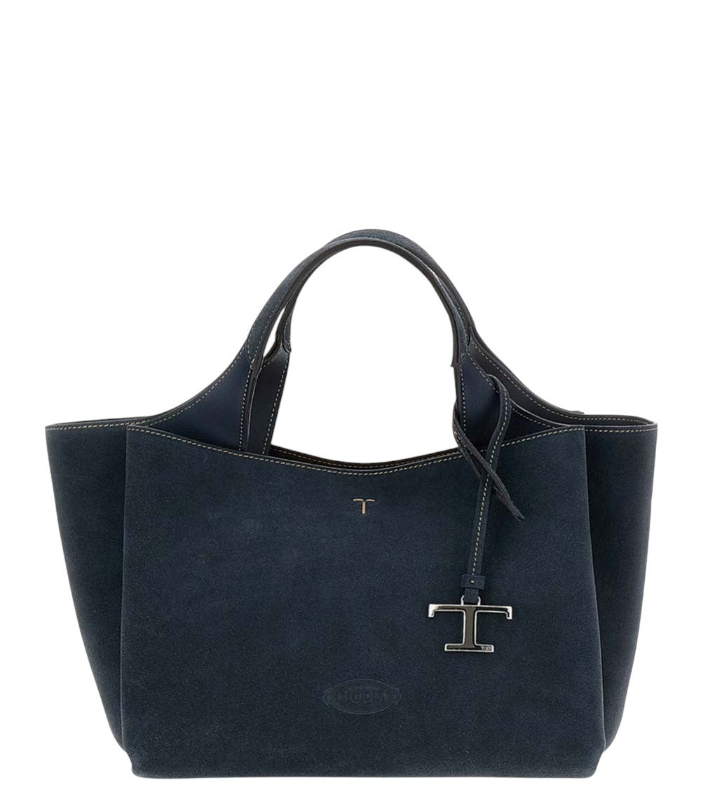 Dark Blue T Timeless Mini Tote 1