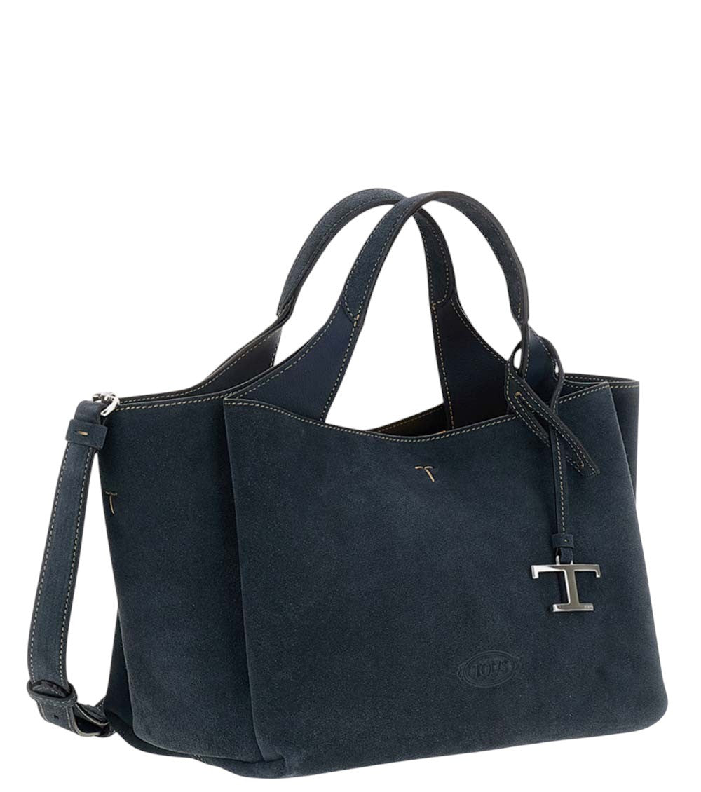 Dark Blue T Timeless Mini Tote 2