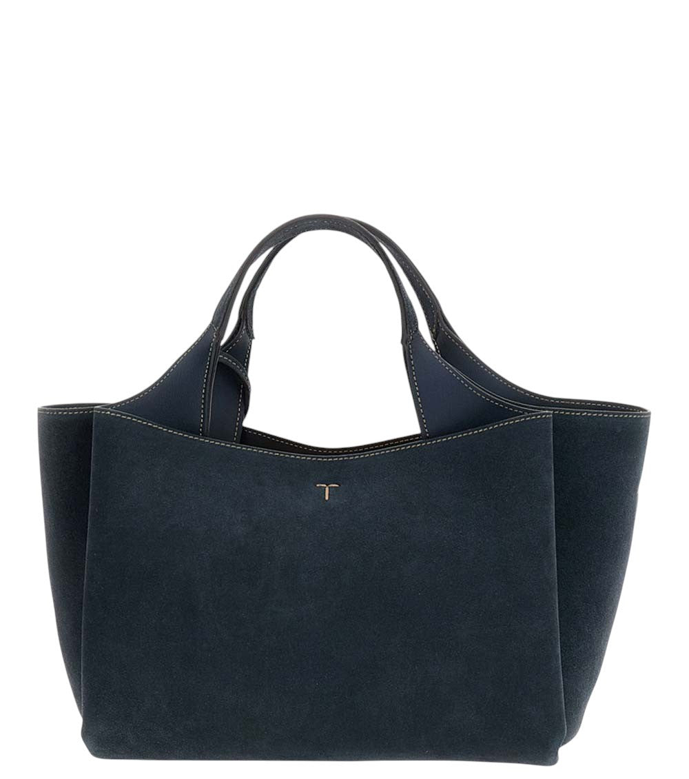 Dark Blue T Timeless Mini Tote 3