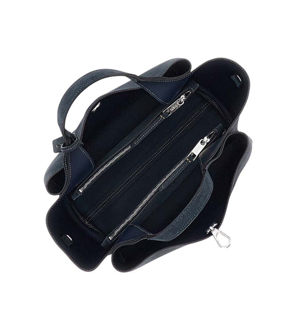 Dark Blue T Timeless Mini Tote 4