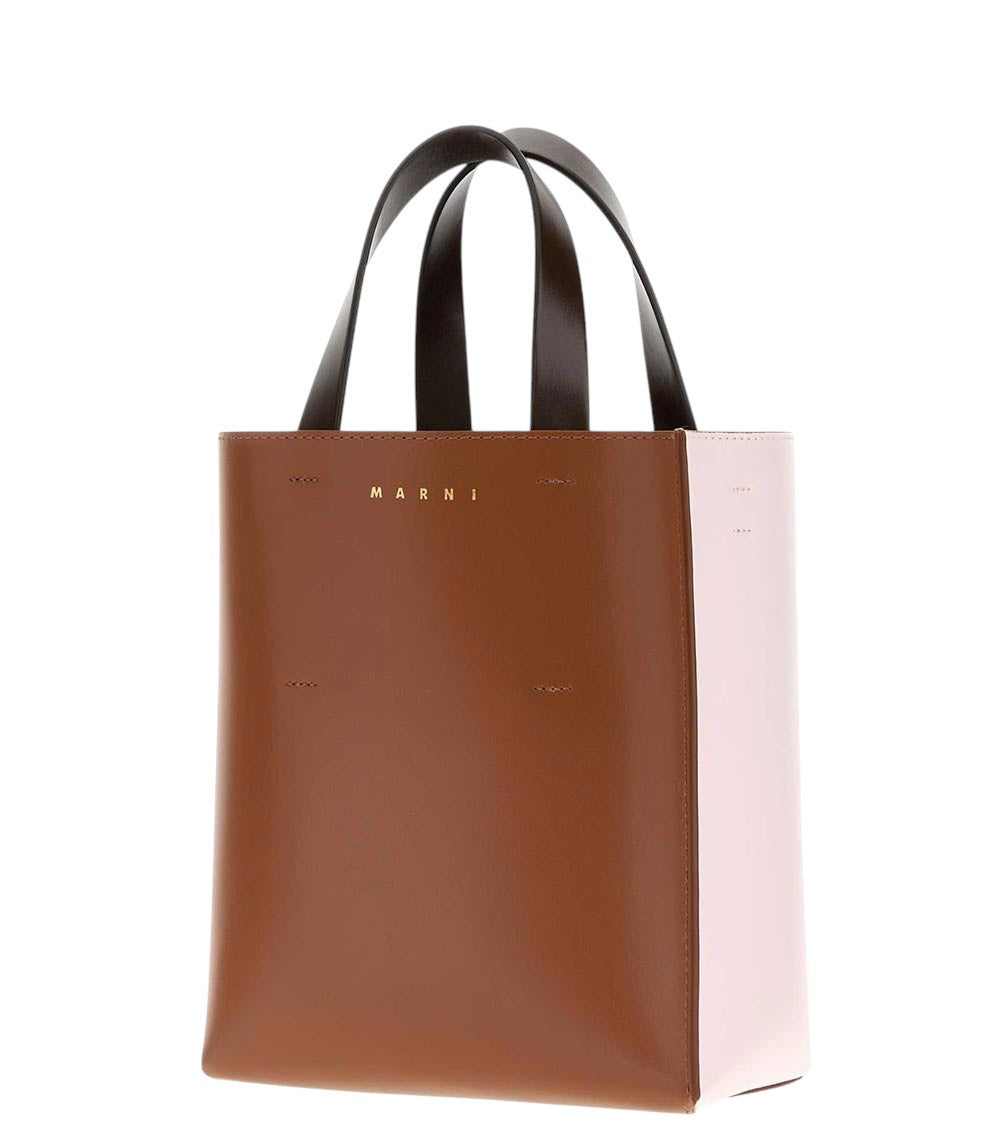 Brown/Beige Museo Mini Tote 2