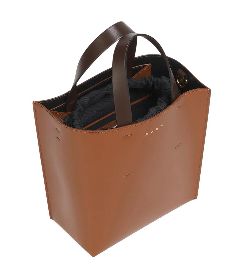 Brown/Beige Museo Mini Tote 4