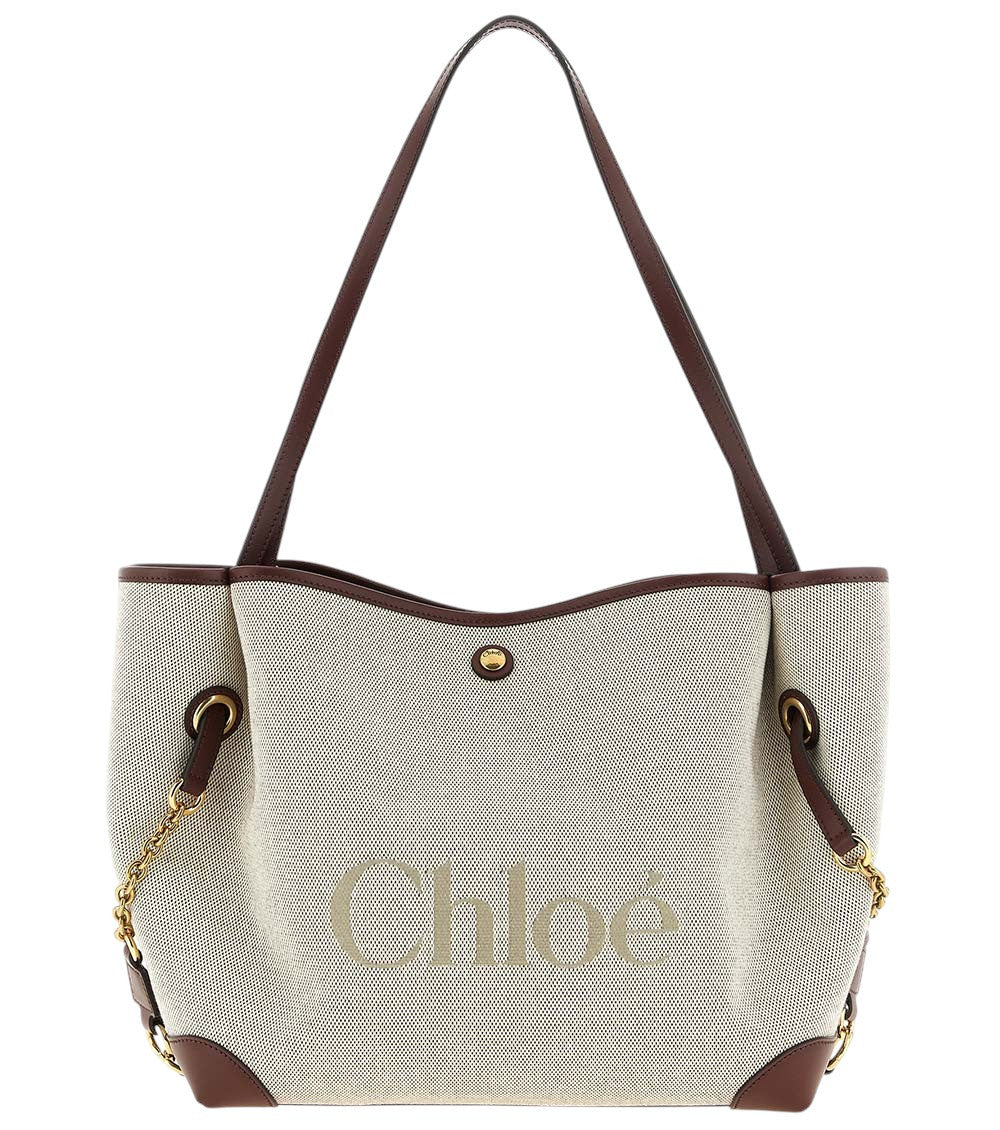 Beige Clover Large Tote 1