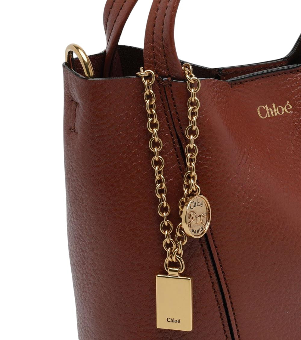 Brown Spin Small Tote 3