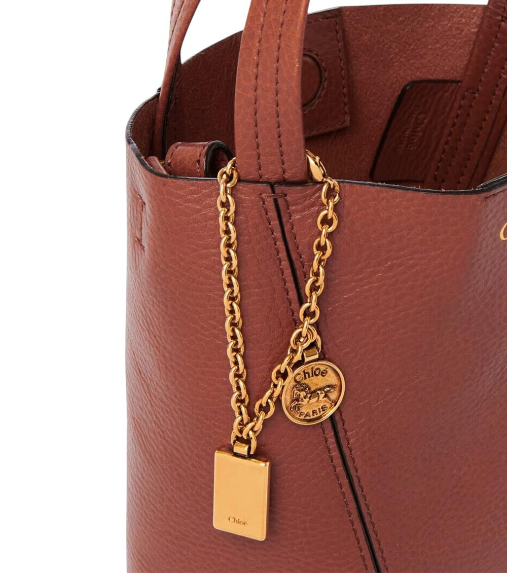 Brown Spin Small Tote 5