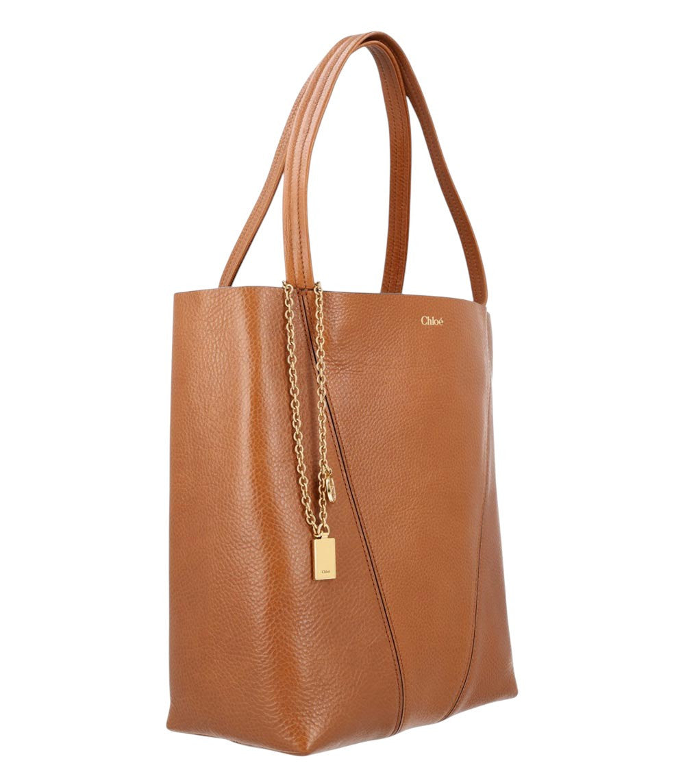 Brown Spin Medium Tote 2