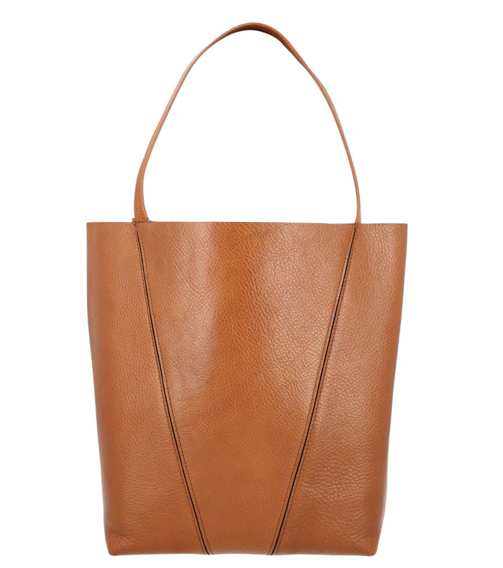 Brown Spin Medium Tote 3