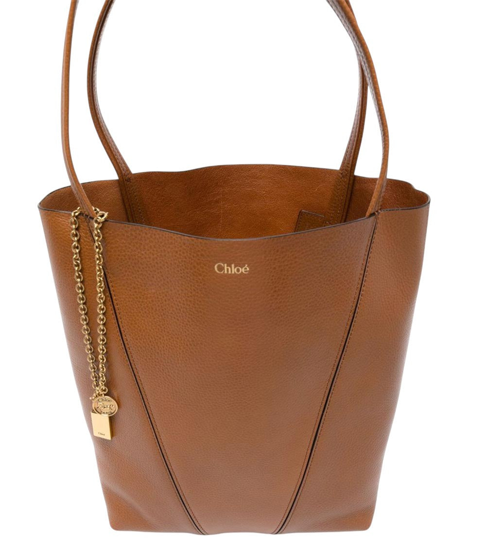 Brown Spin Medium Tote 4