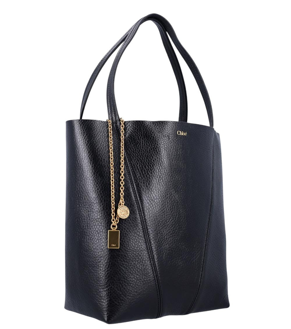Black Spin Medium Tote 2