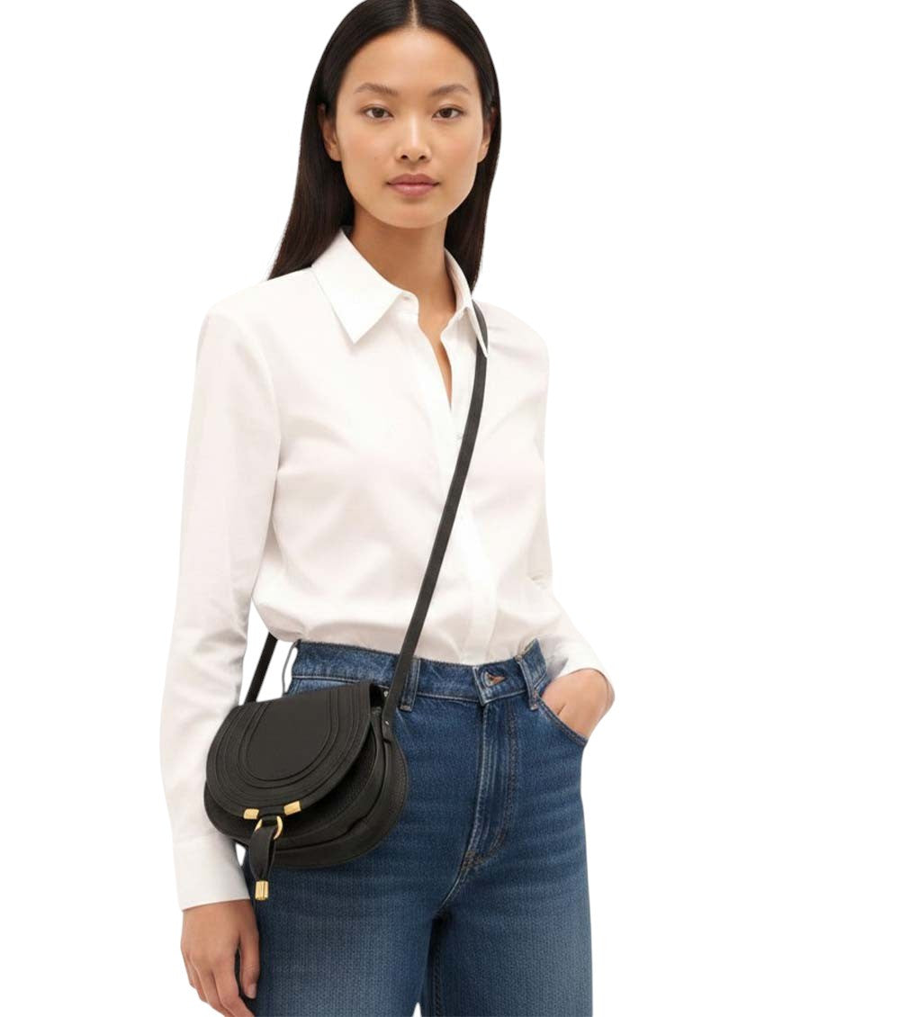 Black Marcie Small Crossbody Bag 4