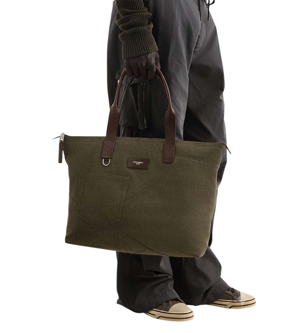 Green Adamo Large Tote 5