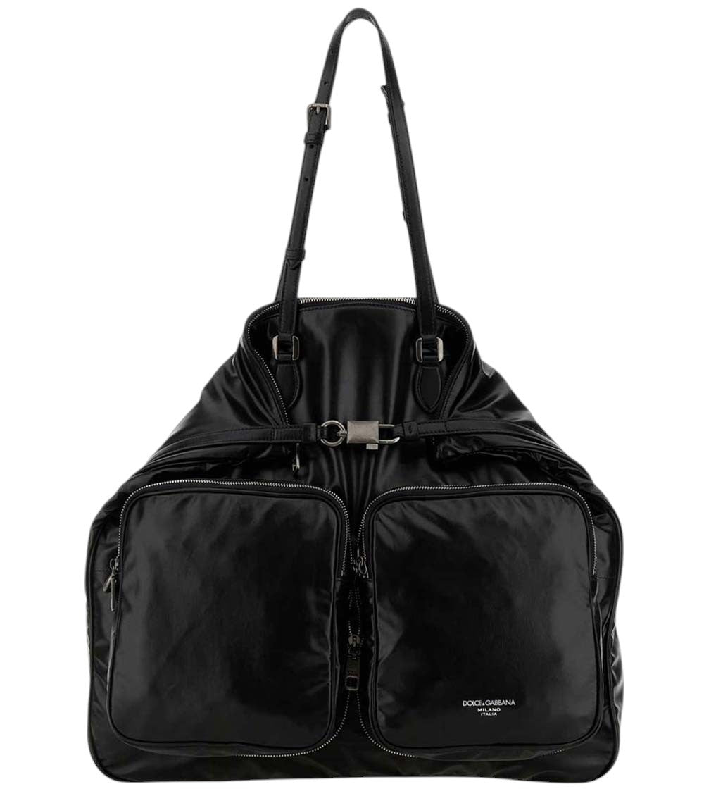 Black Logo Large Tote 1