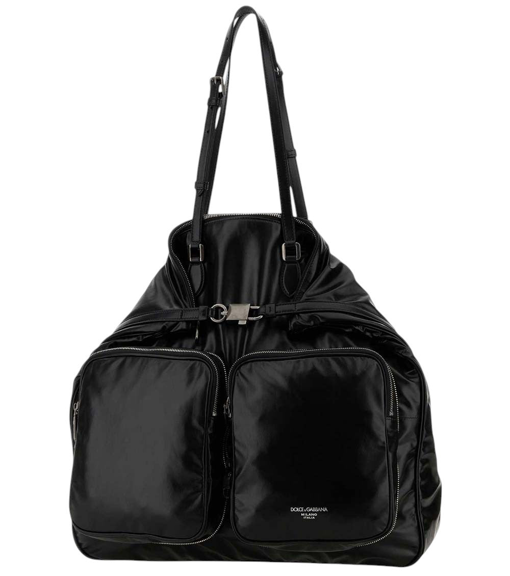 Black Logo Large Tote 2