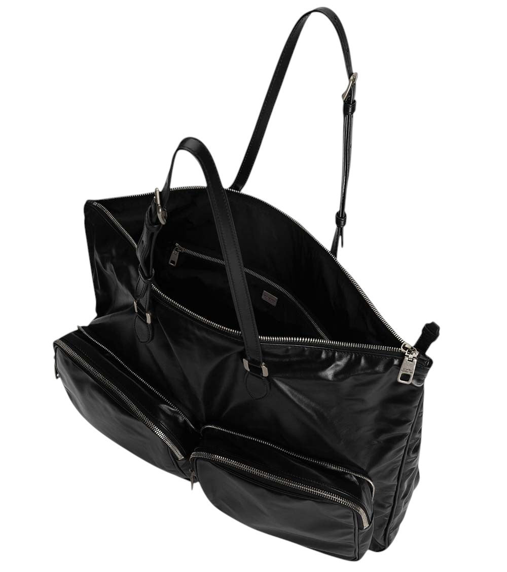 Black Logo Large Tote 4