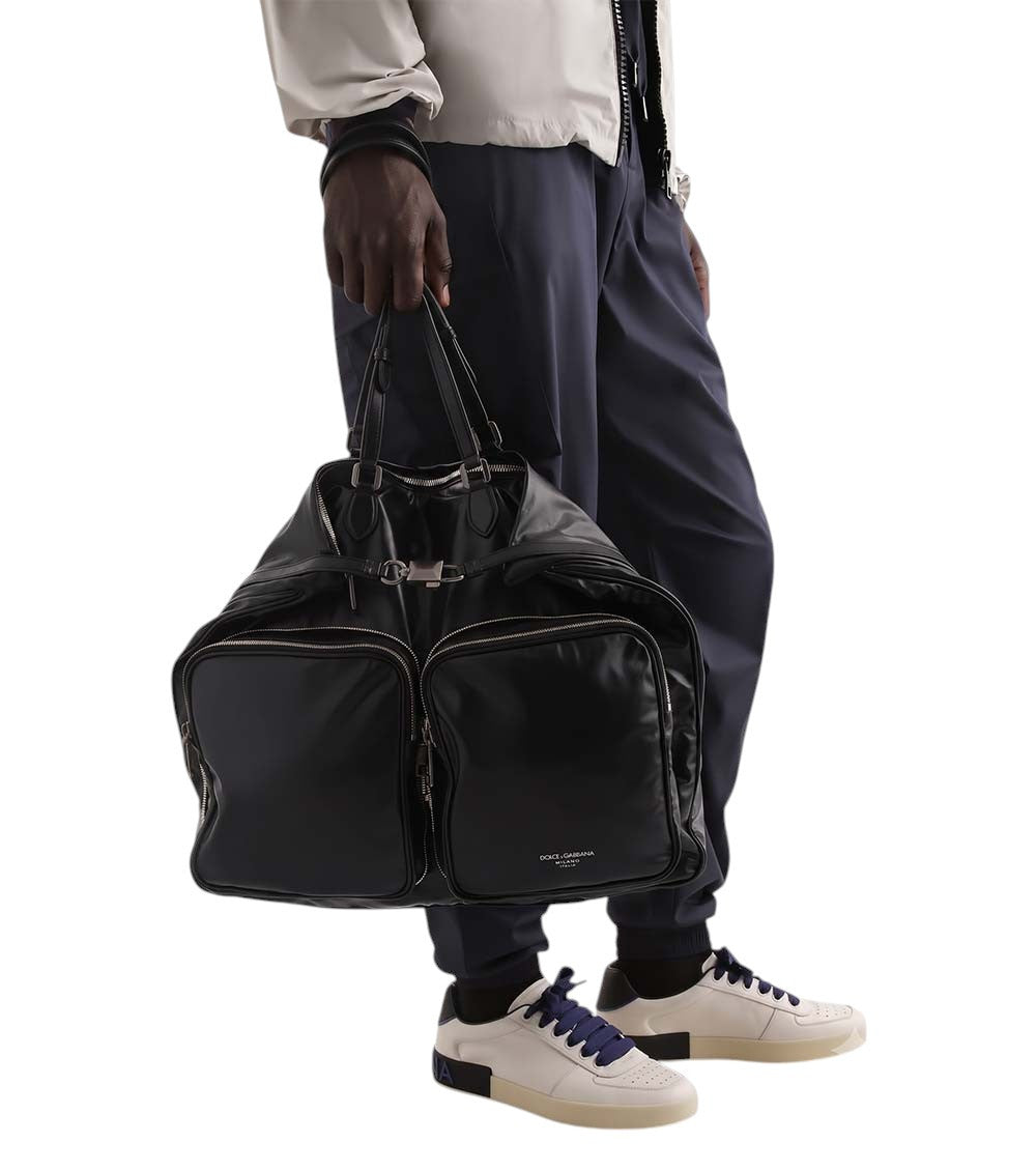 Black Logo Large Tote 5