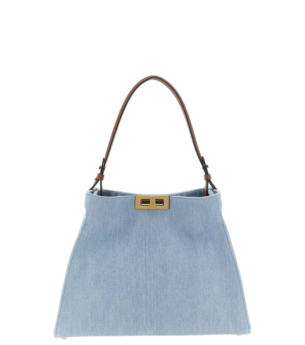 Light Blue Way Medium Shoulder Bag 3
