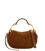 Brown Wishbone Mini Shoulder Bag 1