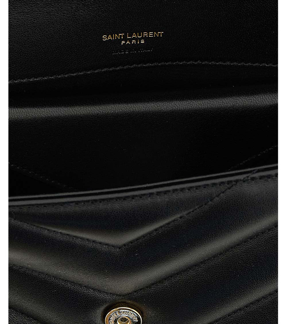 Black Loulou Small Shoulder Bag 4