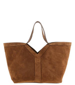 Brown Y Large Tote 1