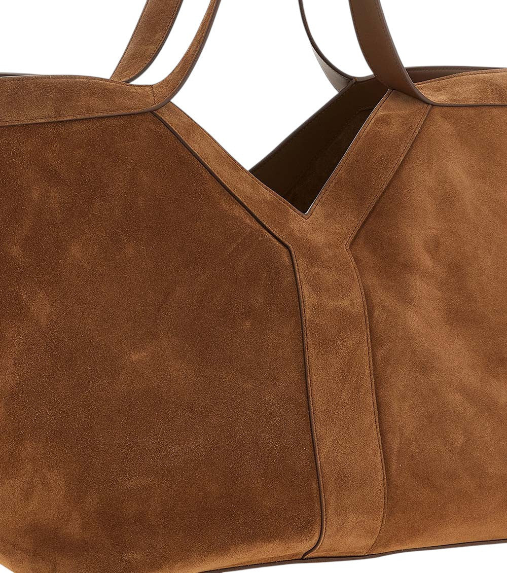 Brown Y Large Tote 3