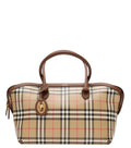 Beige Check Medium Tote 1