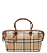 Beige Check Medium Tote 1