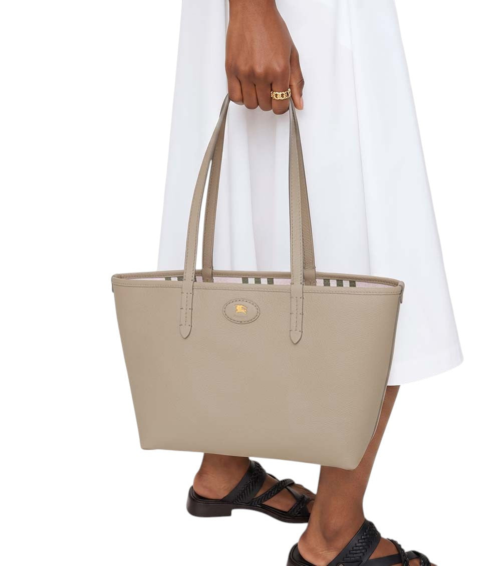 Beige Bloomsbury Reversible Small Tote 6