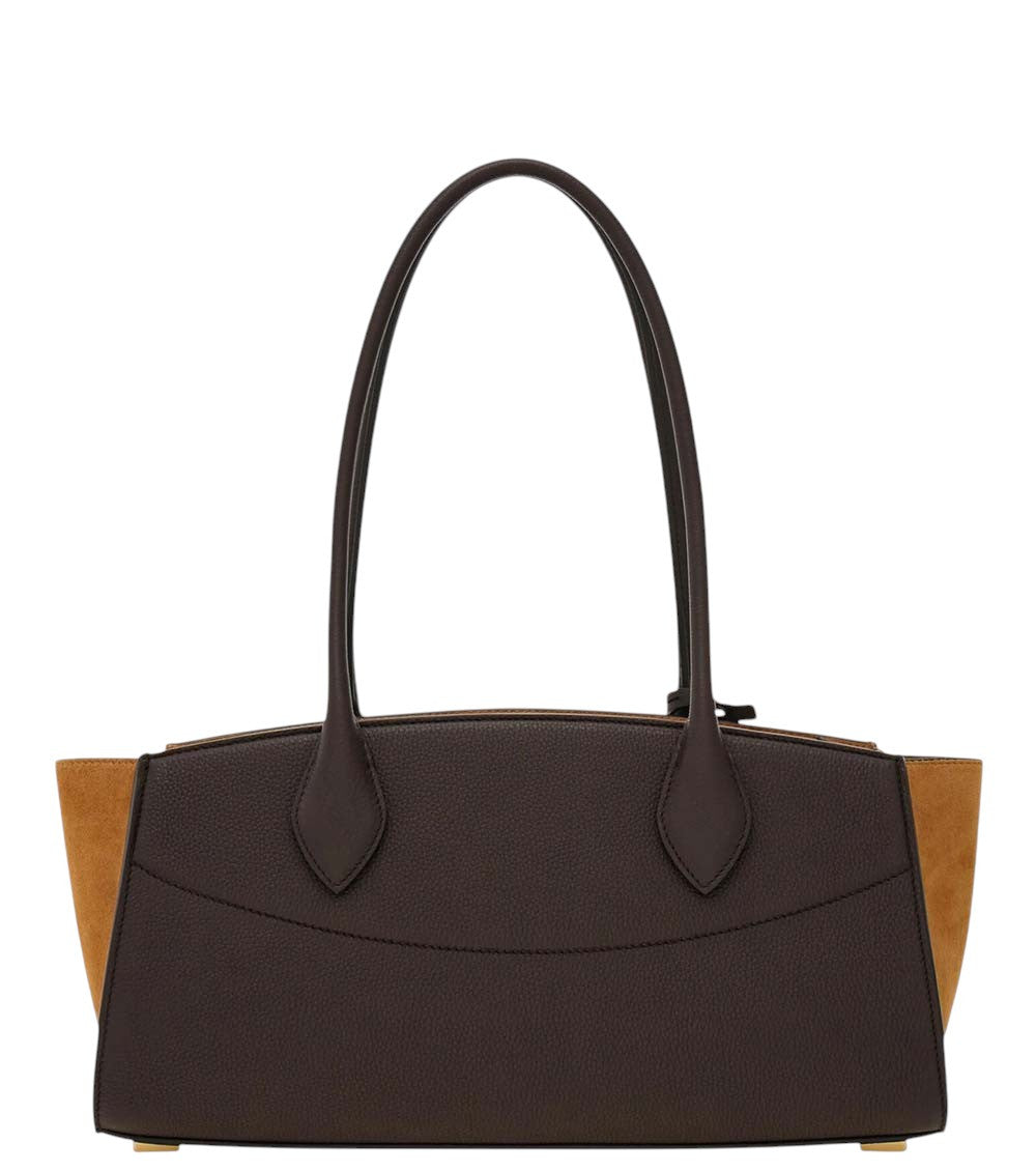 Brown Studio Soft Medium Shoulder Bag 2