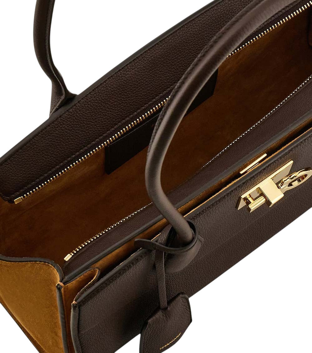 Brown Studio Soft Medium Shoulder Bag 3