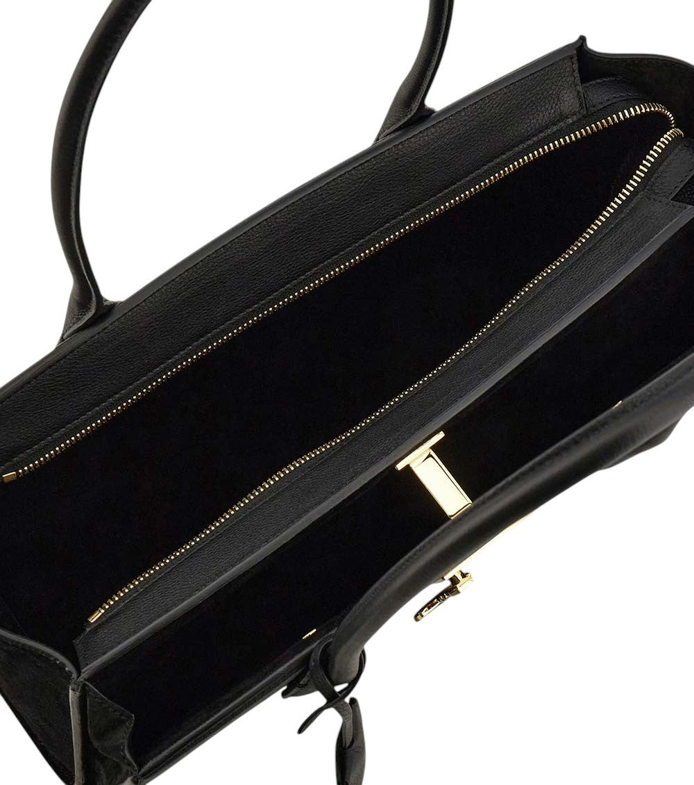 Black Studio Medium Shoulder Bag 3