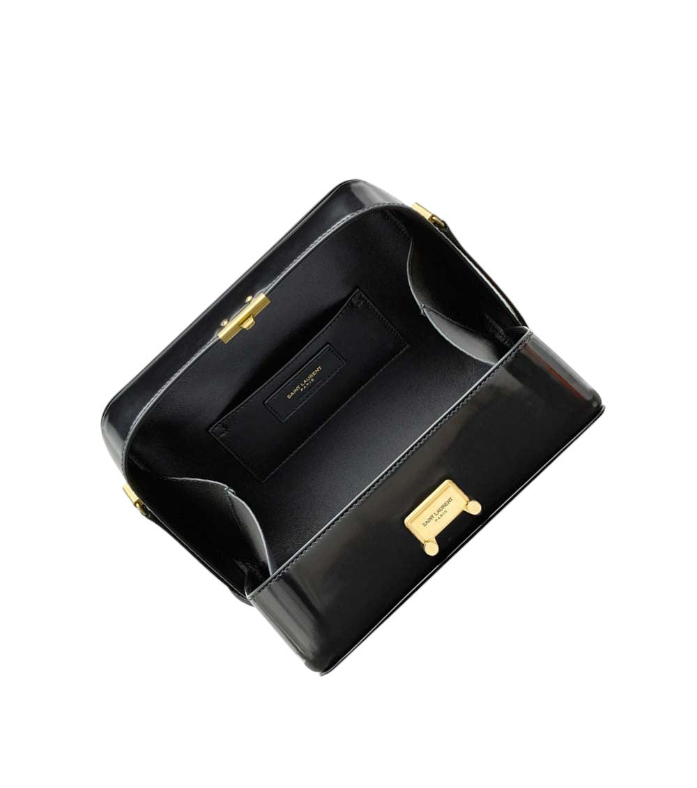 Black Logo Small Shoulder Bag 5