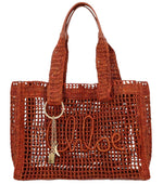 Brown Summer Banana Large Tote 1