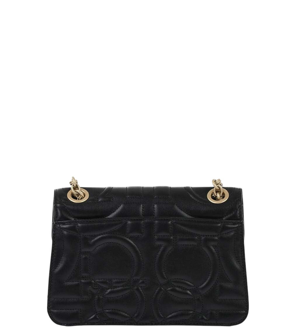 Black Gancini Small Shoulder Bag 2