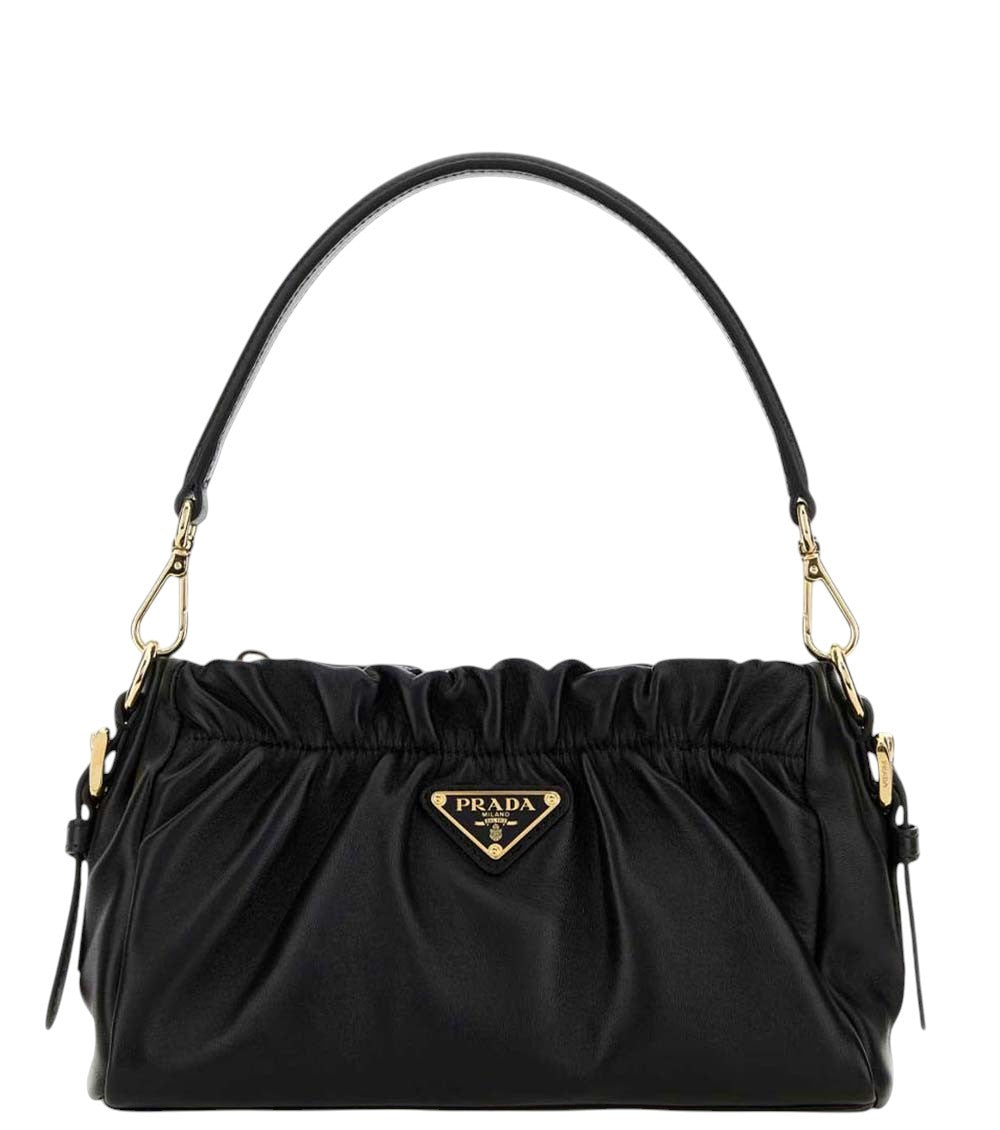 Black Logo Small Shoulder Bag 1