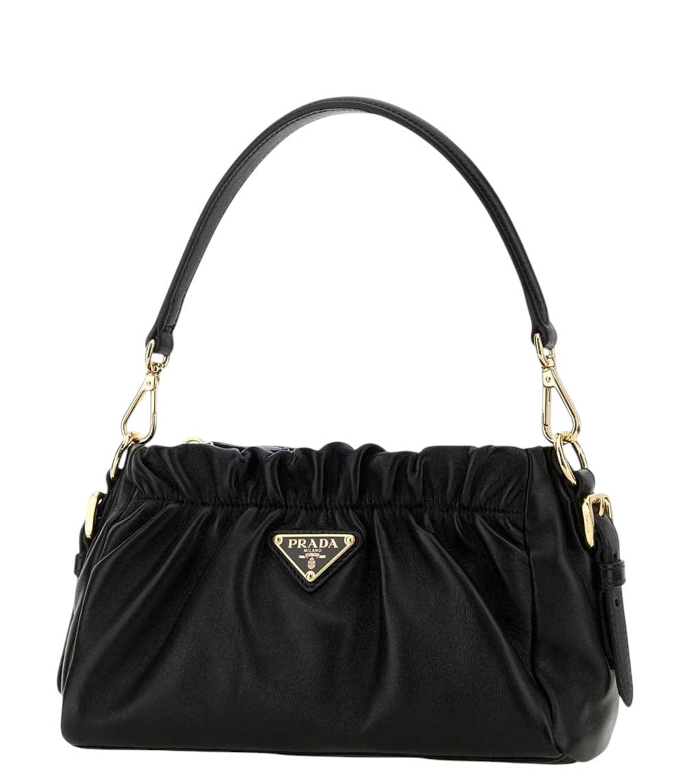 Black Logo Small Shoulder Bag 2