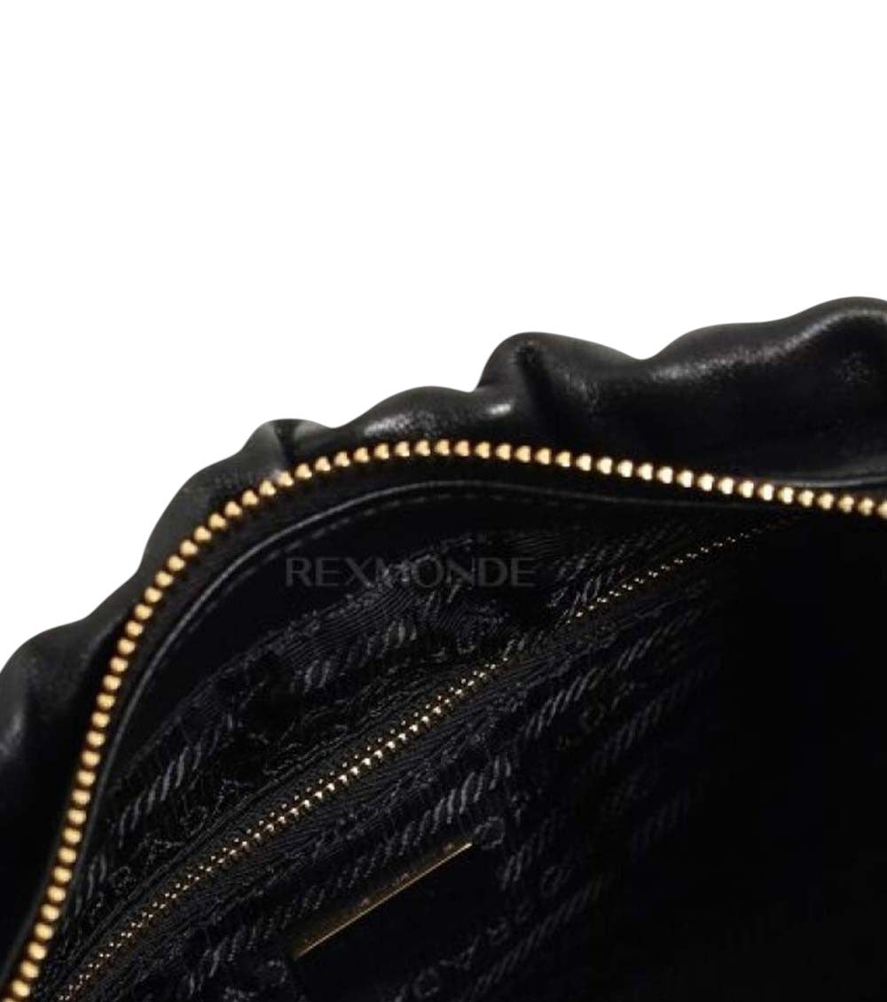 Black Logo Small Shoulder Bag 4