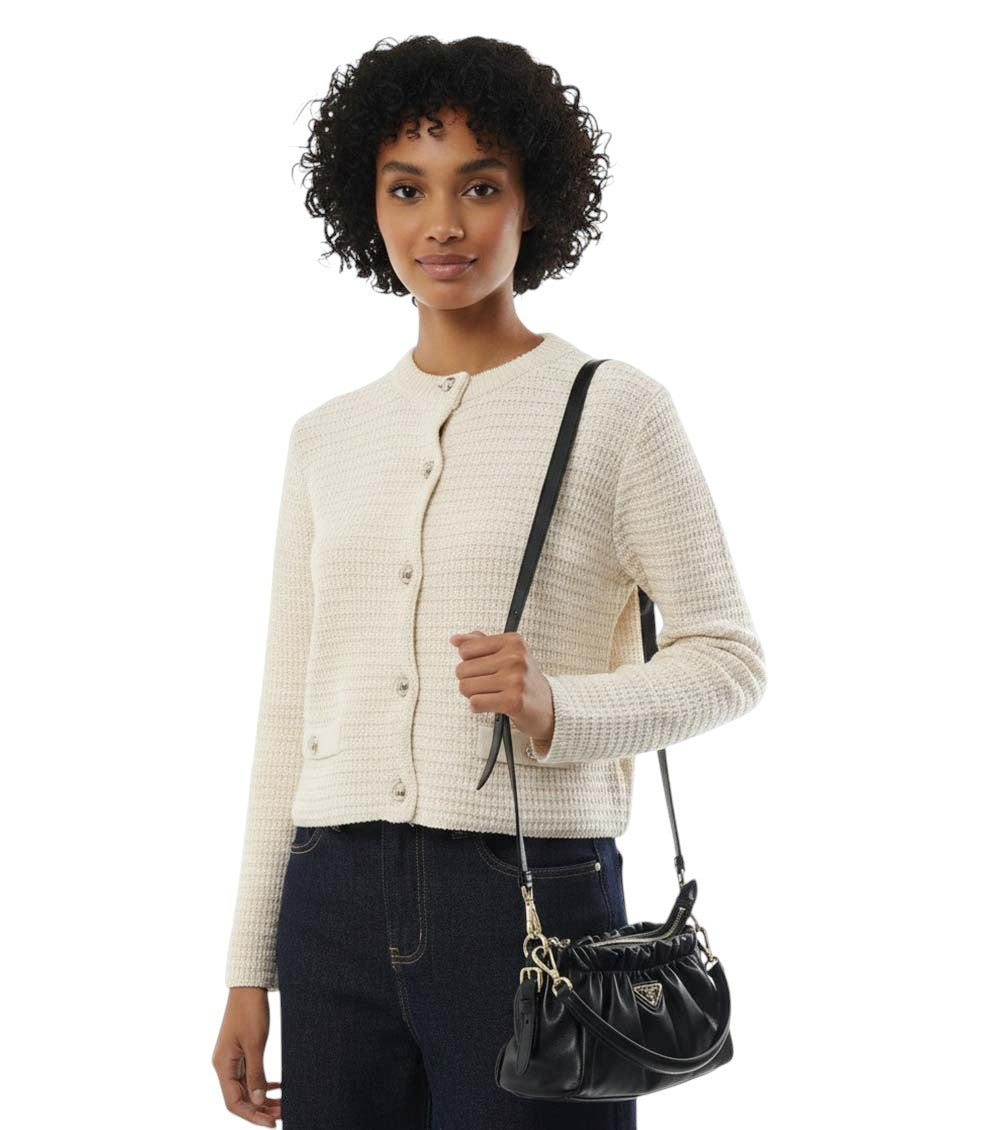 Black Logo Small Shoulder Bag 5