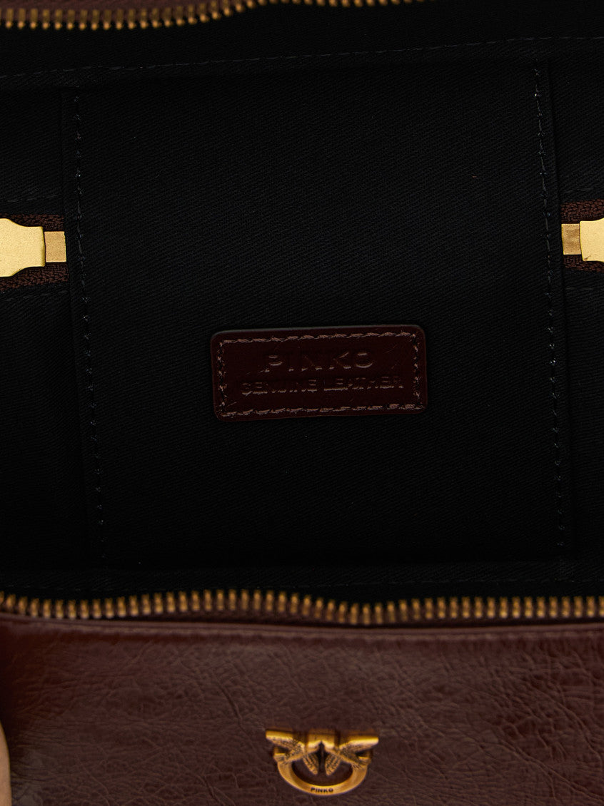 Maroon Logo Small Crossbody Bag 4