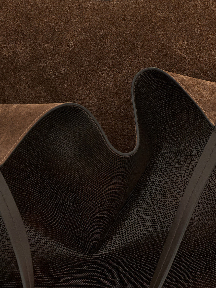 Brown Duo Reversible Tote 4