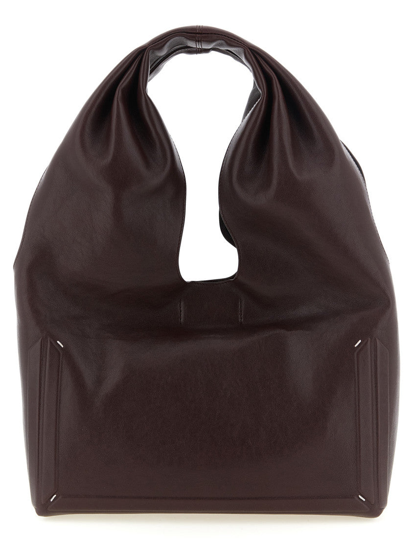 Maroon Box Medium Shoulder Bag 1