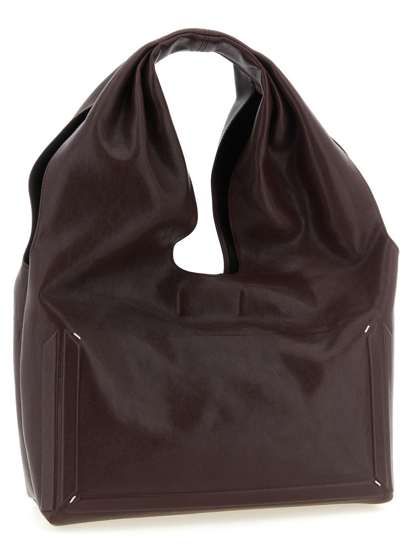 Maroon Box Medium Shoulder Bag 2